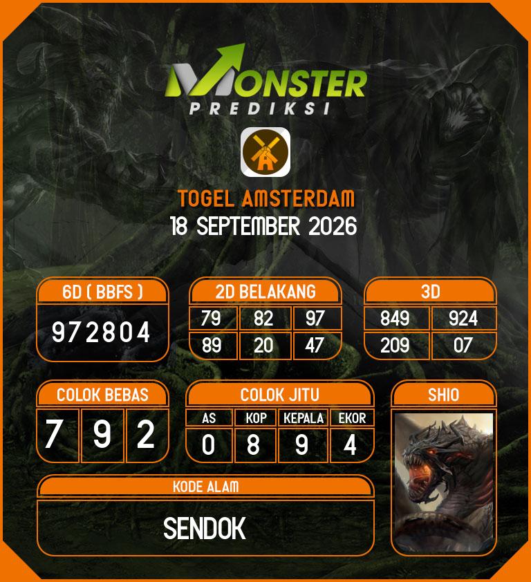 Kode-Monster-Amsterdam-Hari-Jumat-18-September-2026