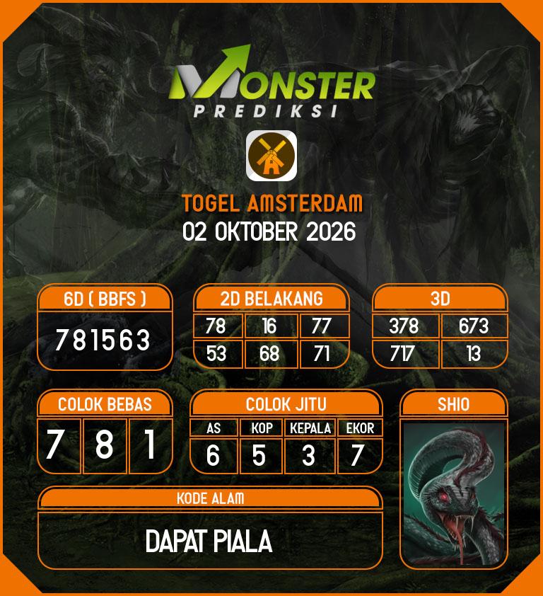 Kode-Monster-Amsterdam-Hari-Jumat-2-Oktober-2026