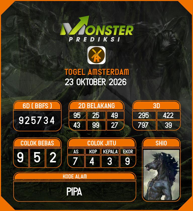 Kode-Monster-Amsterdam-Hari-Jumat-23-Oktober-2026