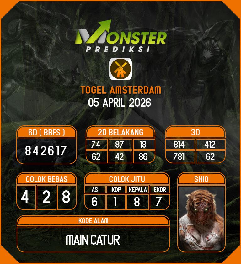 Kode-Monster-Amsterdam-Hari-Minggu-5-April-2026