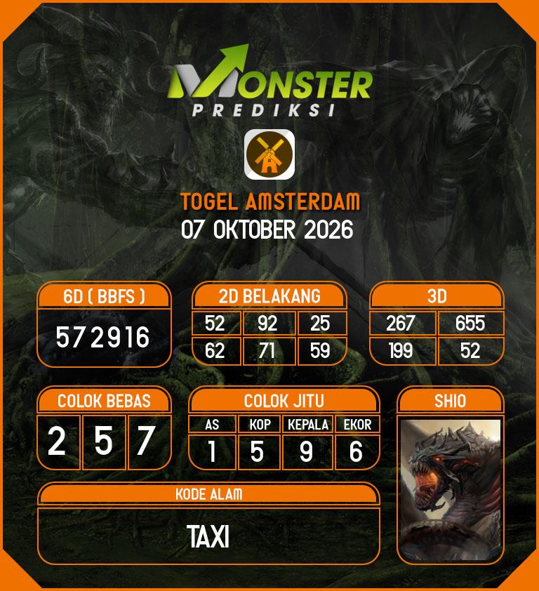 Kode-Monster-Amsterdam-Hari-Rabu-7-Oktober-2026