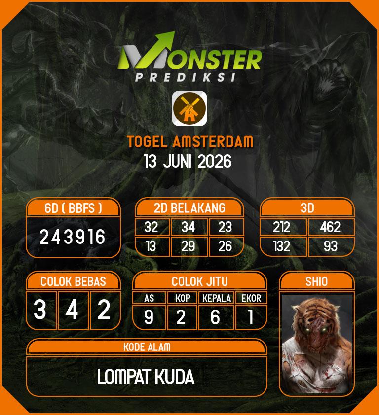 Kode-Monster-Amsterdam-Hari-Sabtu-13-Juni-2026