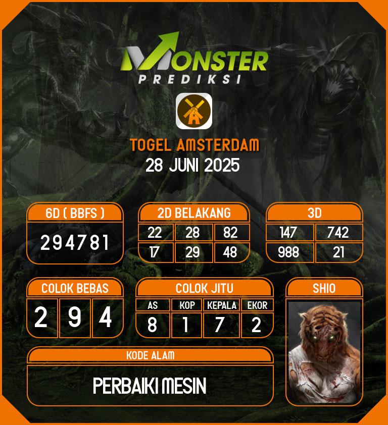 Kode-Monster-Amsterdam-Hari-Sabtu-28-Juni-2025
