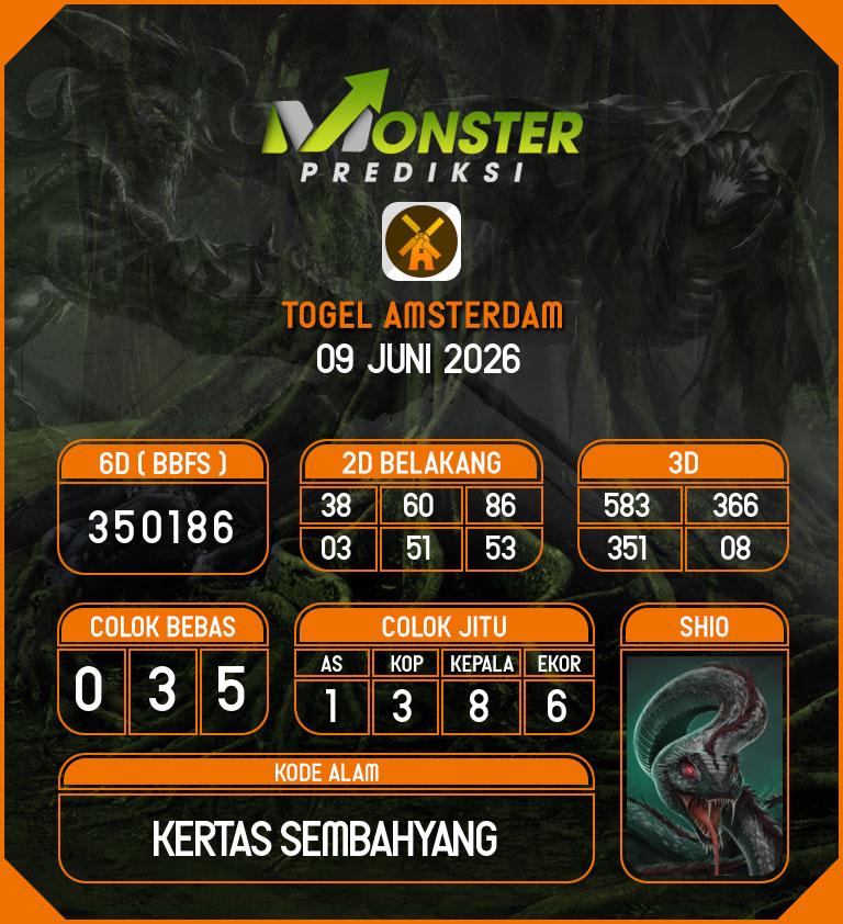 Kode-Monster-Amsterdam-Hari-Selasa-9-Juni-2026