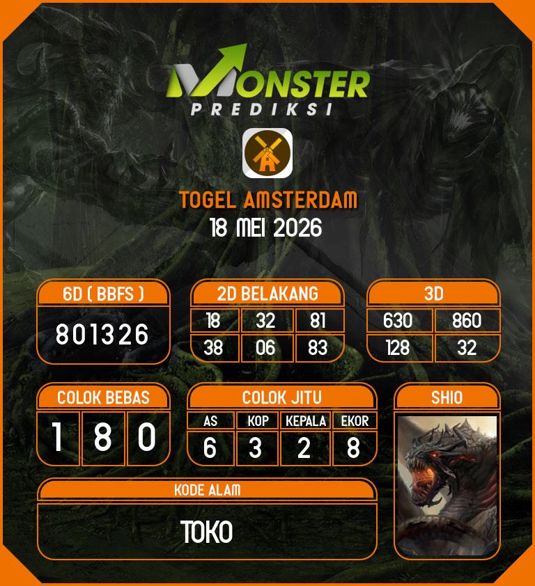 Kode-Monster-Amsterdam-Hari-Senin-18-Mei-2026