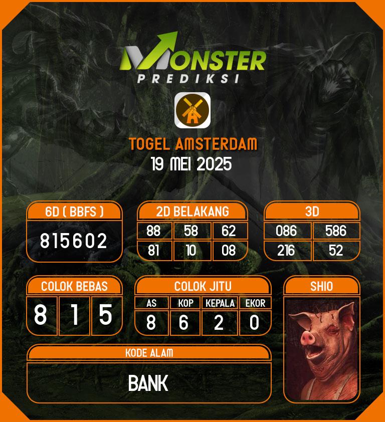 Kode-Monster-Amsterdam-Hari-Senin-19-Mei-2025