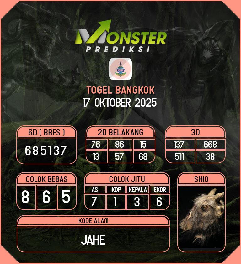 Kode-Monster-Bangkok-Hari-Jumat-17-Oktober-2025