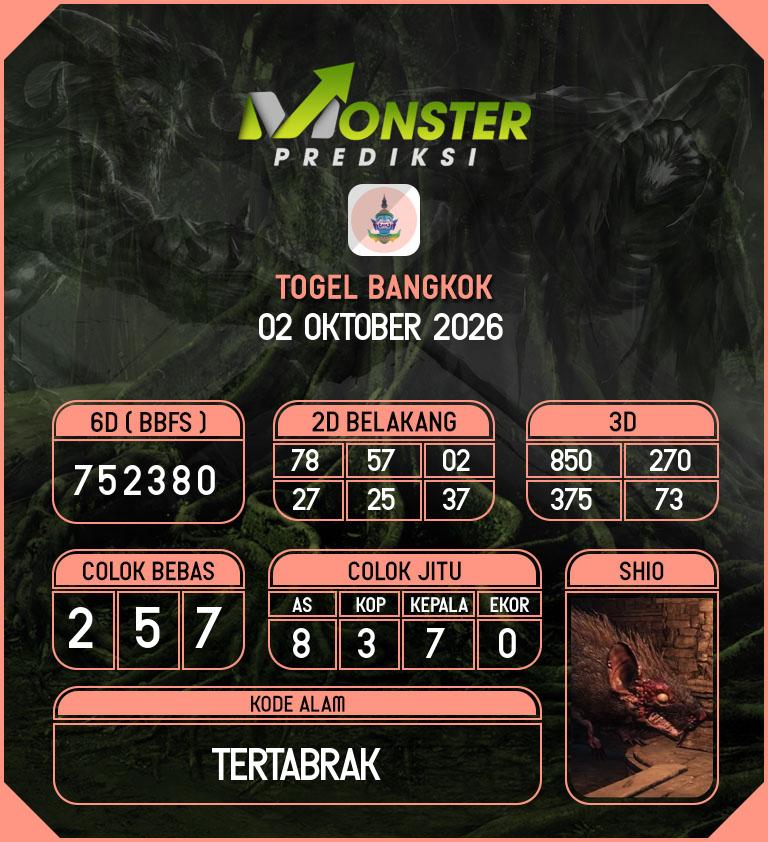 Kode-Monster-Bangkok-Hari-Jumat-2-Oktober-2026