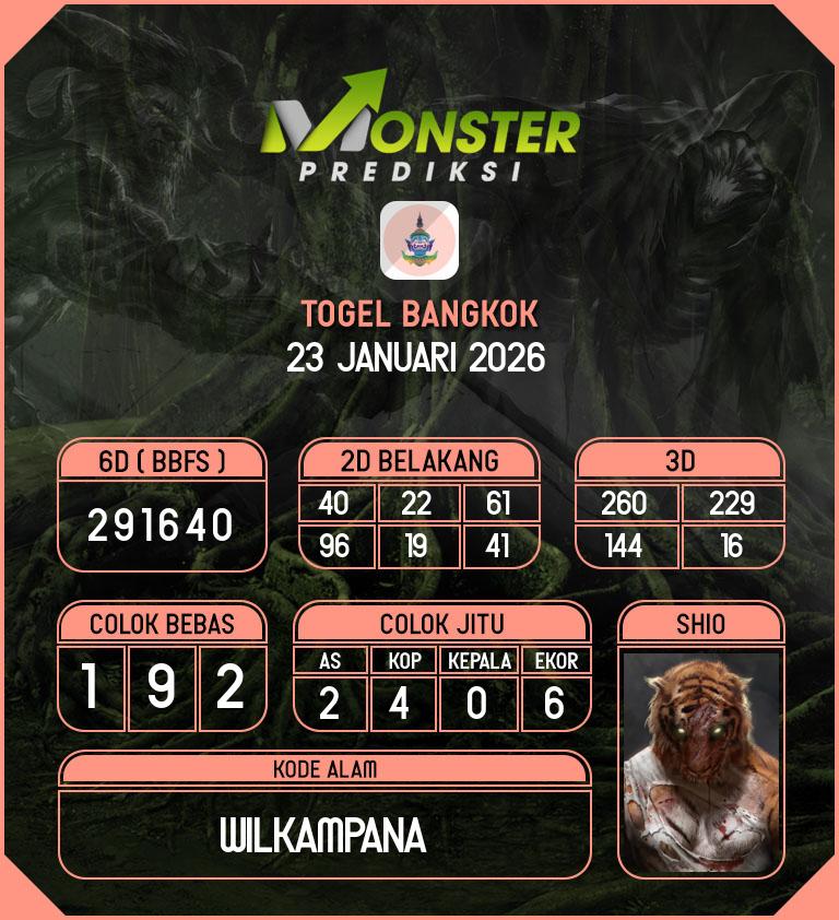 Kode-Monster-Bangkok-Hari-Jumat-23-Januari-2026