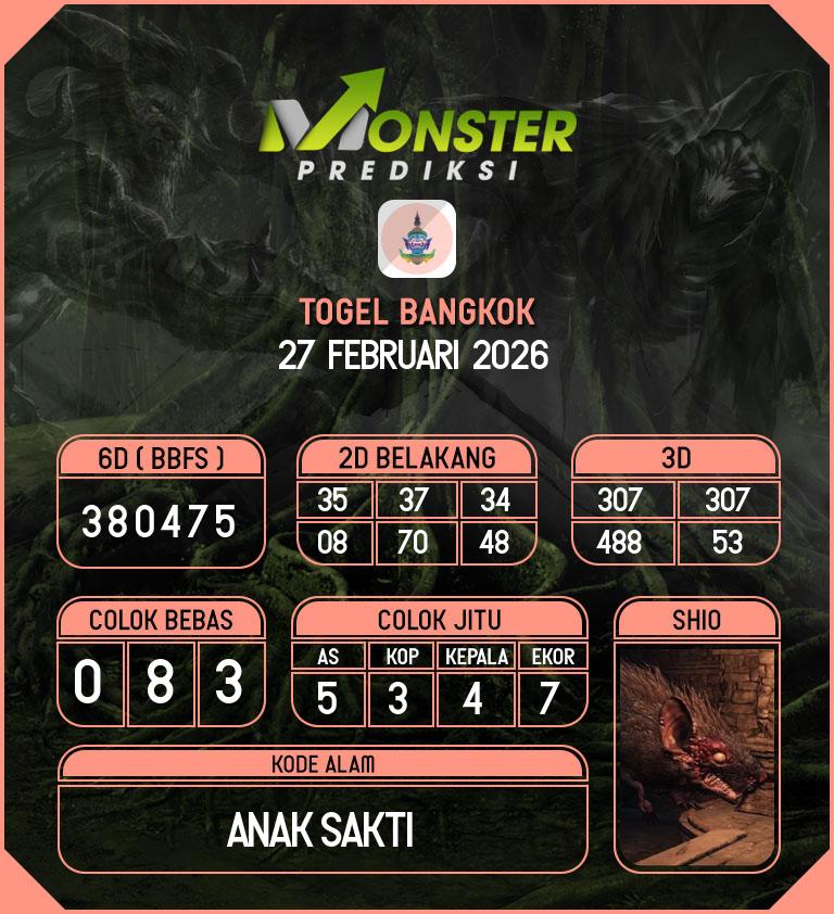 Kode-Monster-Bangkok-Hari-Jumat-27-Februari-2026