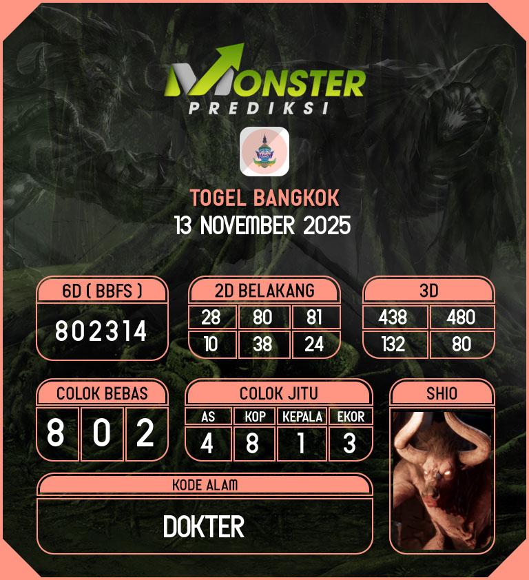 Kode-Monster-Bangkok-Hari-Kamis-13-November-2025