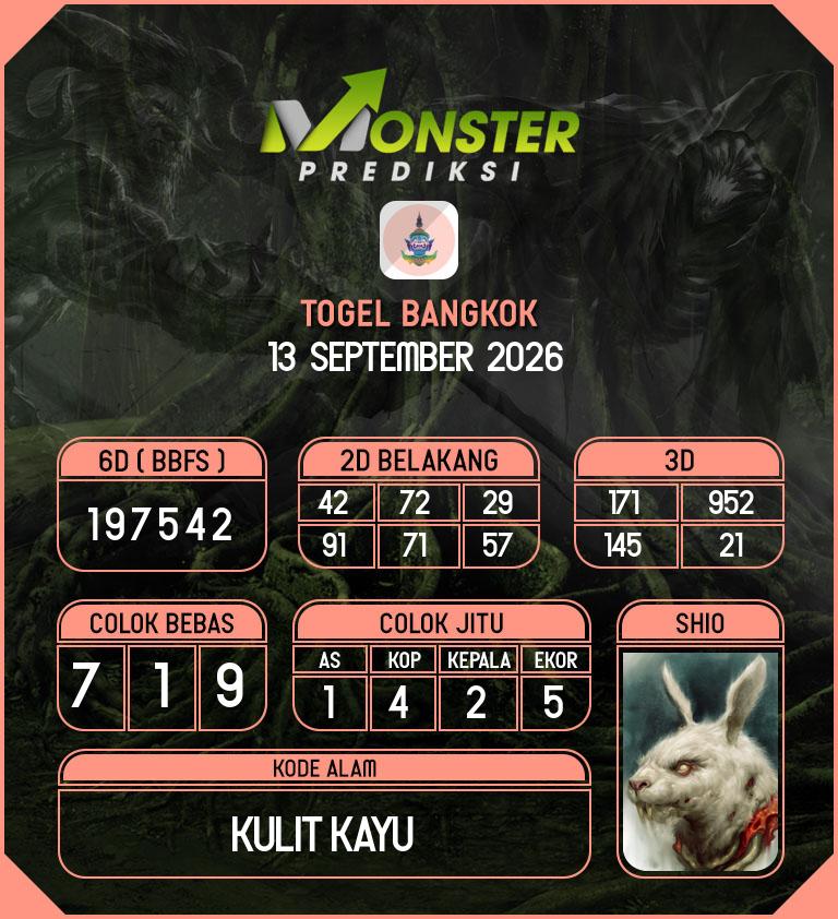 Kode-Monster-Bangkok-Hari-Minggu-13-September-2026