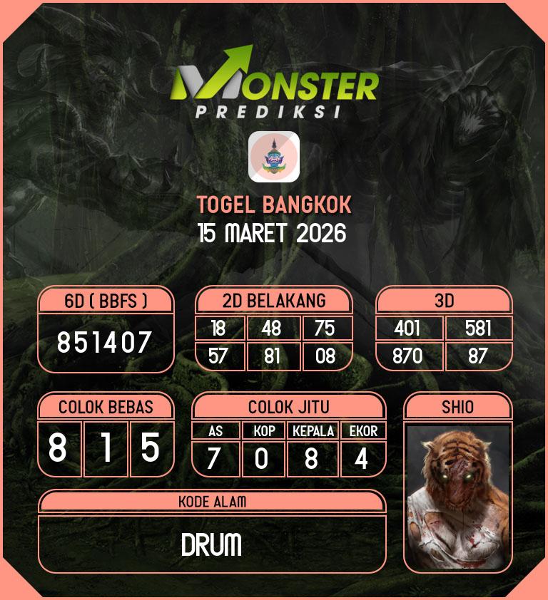 Kode-Monster-Bangkok-Hari-Minggu-15-Maret-2026