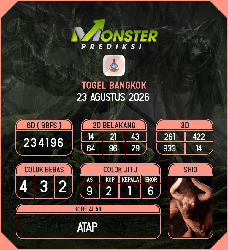 Kode-Monster-Bangkok-Hari-Minggu-23-Agustus-2026