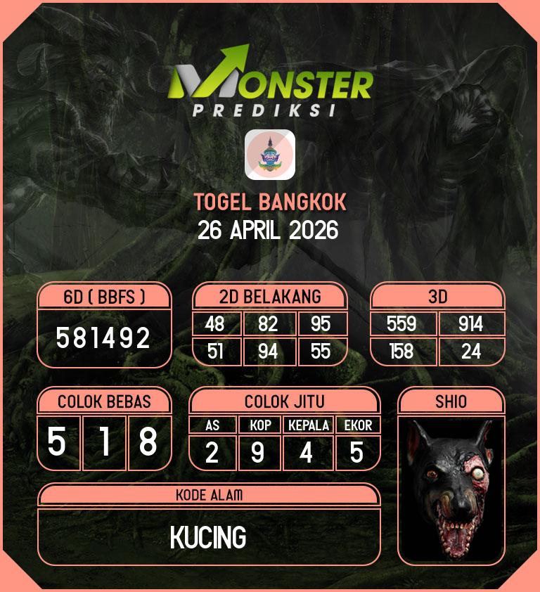 Kode-Monster-Bangkok-Hari-Minggu-26-April-2026