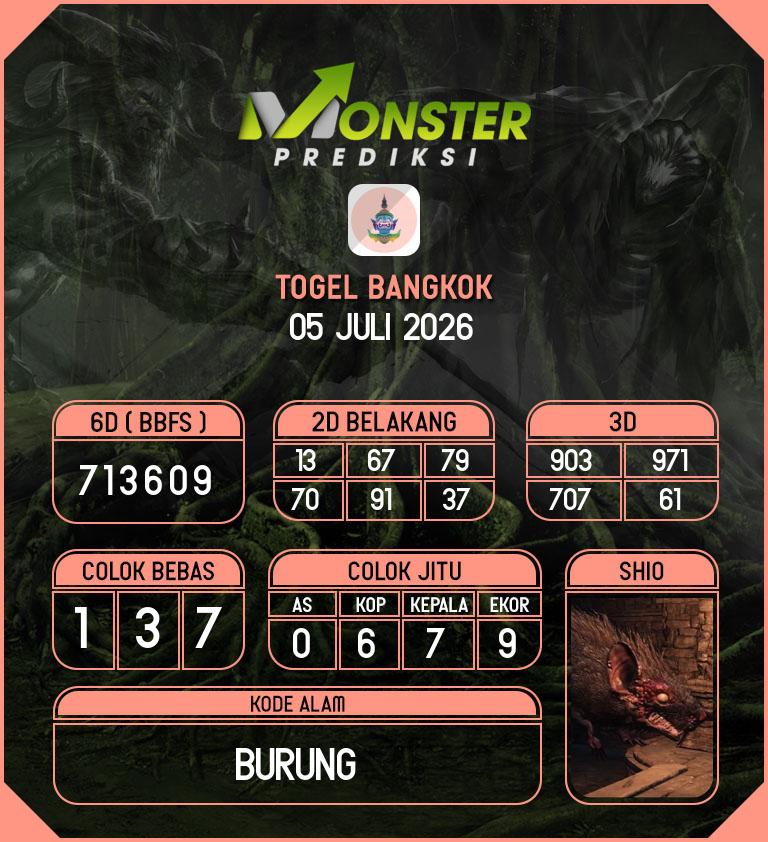 Kode-Monster-Bangkok-Hari-Minggu-5-Juli-2026
