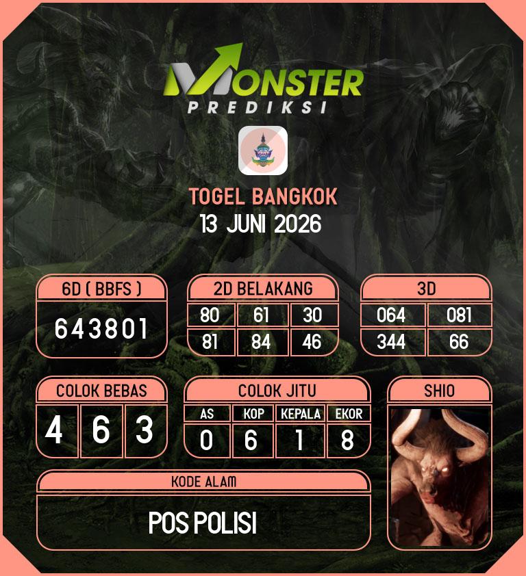 Kode-Monster-Bangkok-Hari-Sabtu-13-Juni-2026