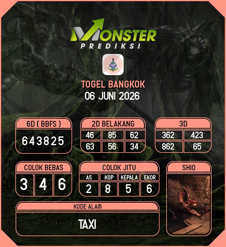 Kode-Monster-Bangkok-Hari-Sabtu-6-Juni-2026