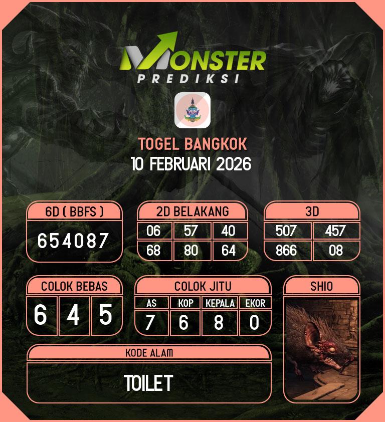 Kode-Monster-Bangkok-Hari-Selasa-10-Februari-2026