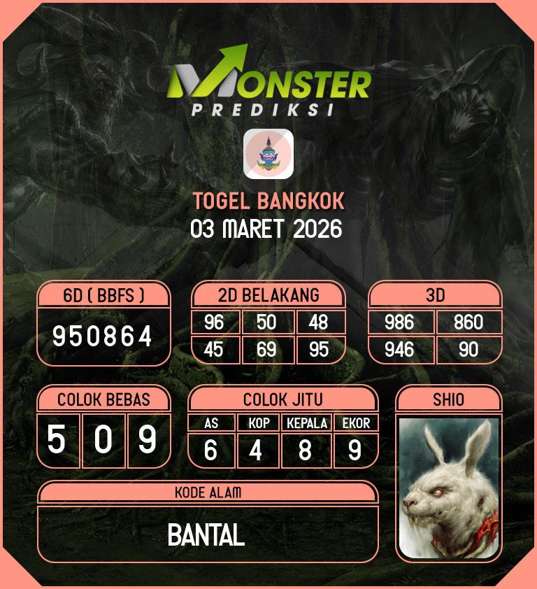 Kode-Monster-Bangkok-Hari-Selasa-3-Maret-2026
