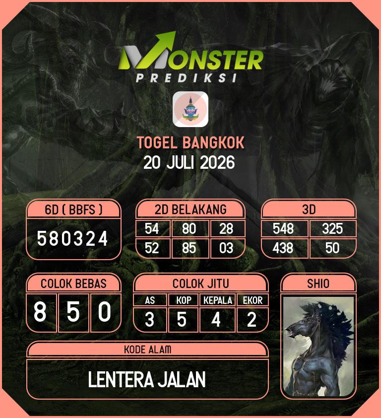 Kode-Monster-Bangkok-Hari-Senin-20-Juli-2026