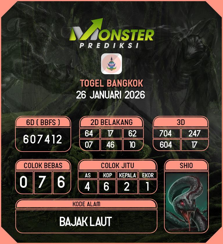 Kode-Monster-Bangkok-Hari-Senin-26-Januari-2026