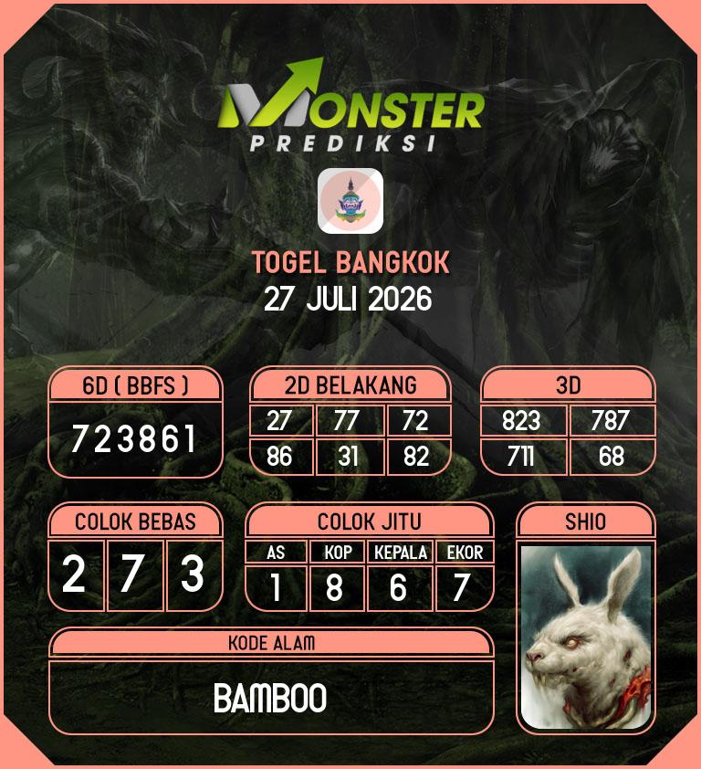Kode-Monster-Bangkok-Hari-Senin-27-Juli-2026