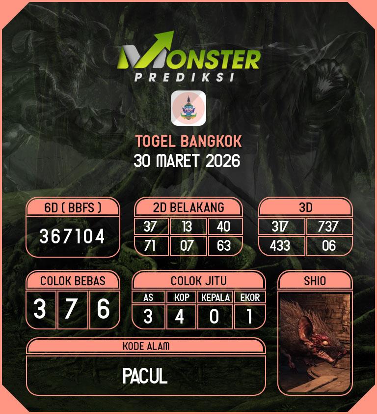 Kode-Monster-Bangkok-Hari-Senin-30-Maret-2026