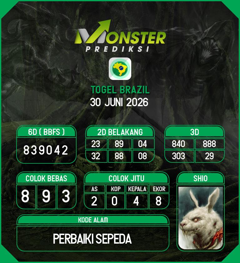Kode-Monster-Brazil-Hari-Selasa-30-Juni-2026