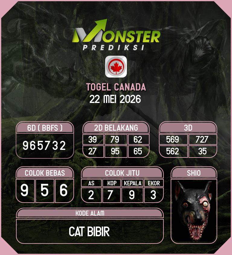 Kode-Monster-Canada-Hari-Jumat-22-Mei-2026