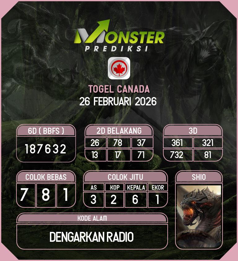 Kode-Monster-Canada-Hari-Kamis-26-Februari-2026