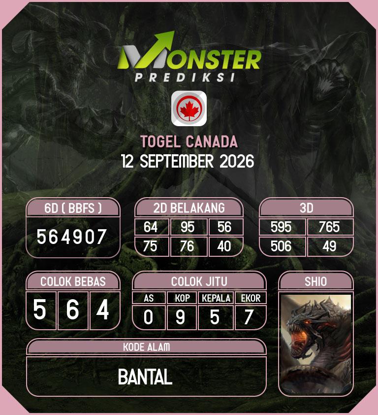 Kode-Monster-Canada-Hari-Sabtu-12-September-2026