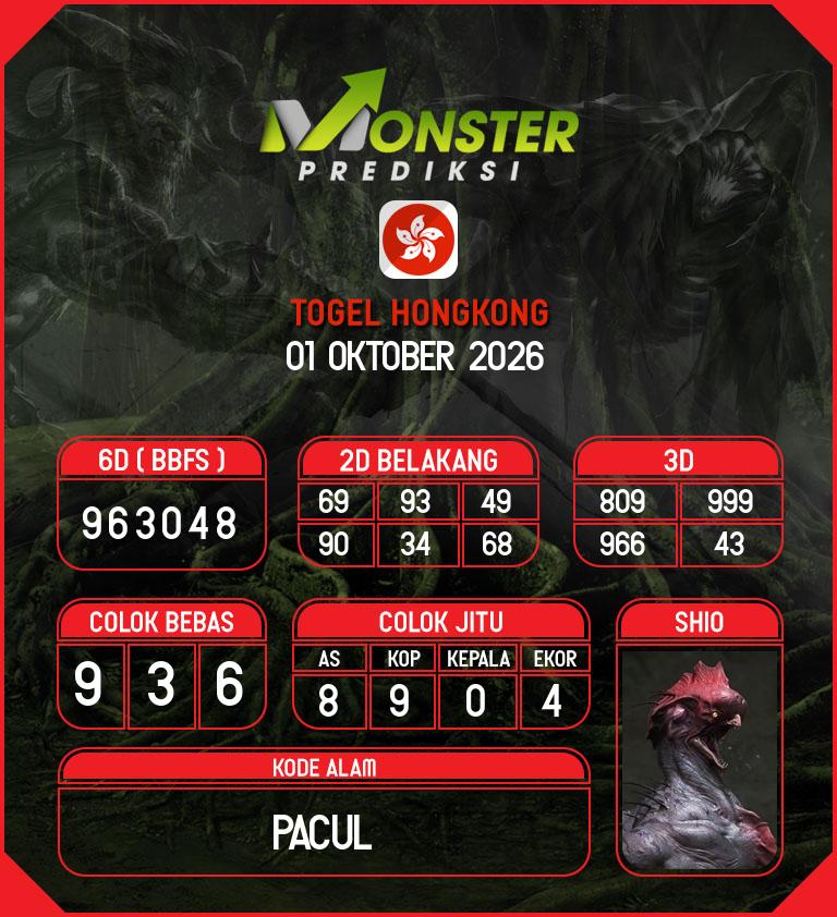 Kode-Monster-HK-Hari-Kamis-1-Oktober-2026