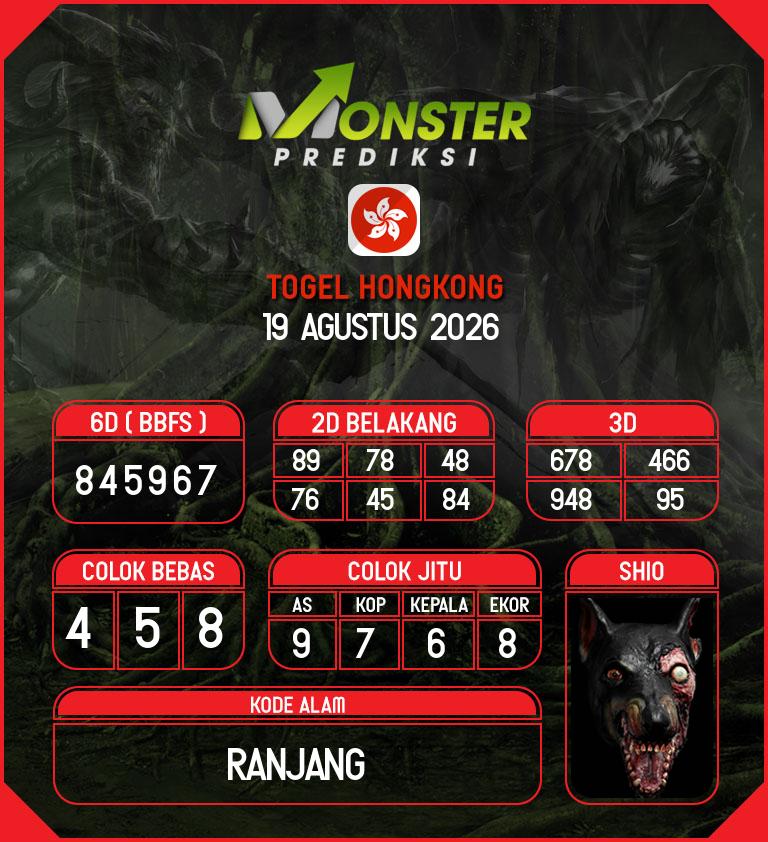 Kode-Monster-HK-Hari-Rabu-19-Agustus-2026