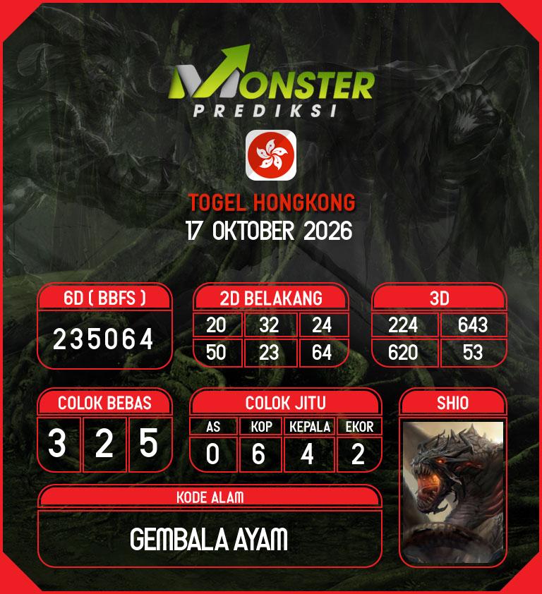 Kode-Monster-HK-Hari-Sabtu-17-Oktober-2026