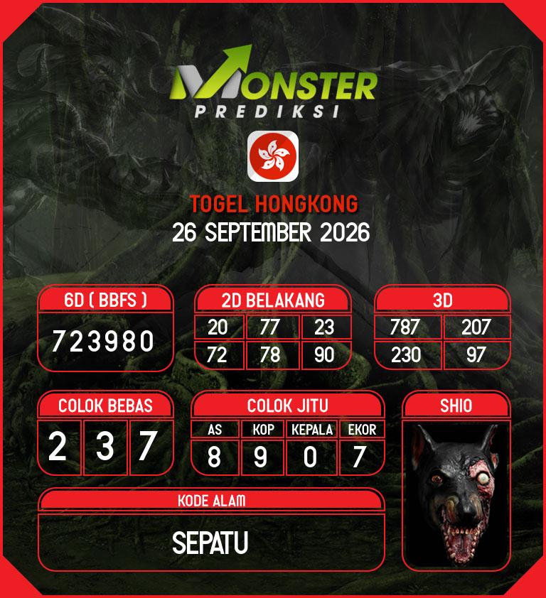 Kode-Monster-HK-Hari-Sabtu-26-September-2026