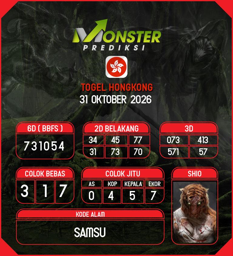 Kode-Monster-HK-Hari-Sabtu-31-Oktober-2026
