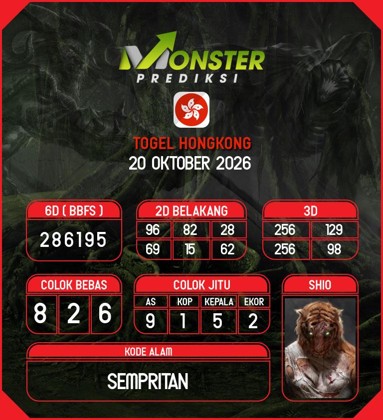 Kode-Monster-HK-Hari-Selasa-20-Oktober-2026