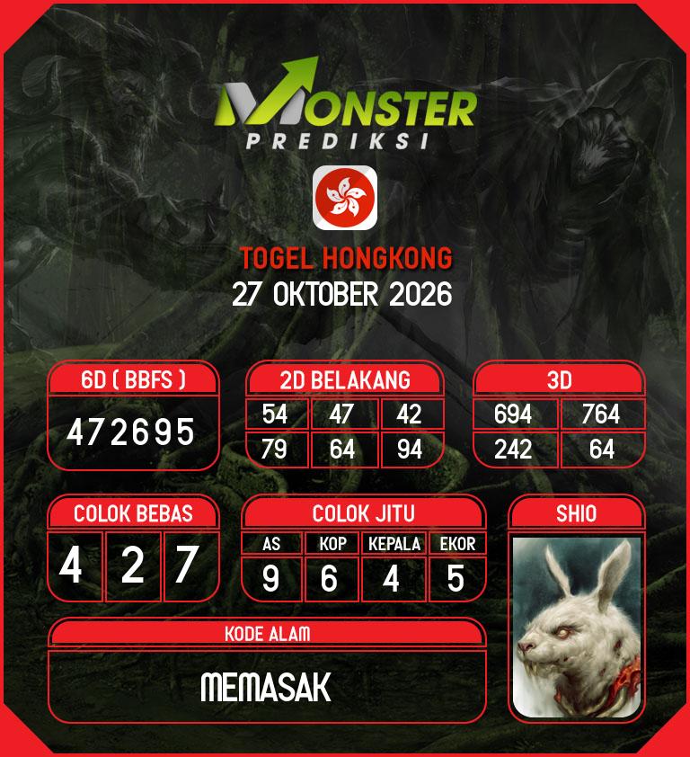 Kode-Monster-HK-Hari-Selasa-27-Oktober-2026