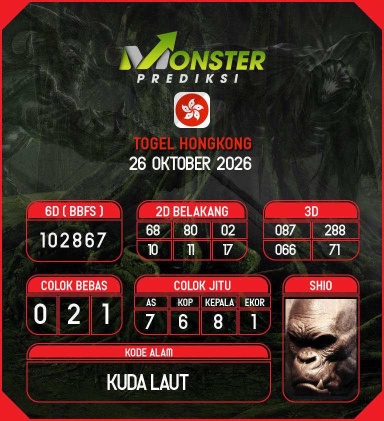 Kode-Monster-HK-Hari-Senin-26-Oktober-2026