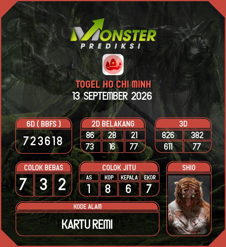 Kode-Monster-Ho-Chi-Minh-Hari-Minggu-13-September-2026