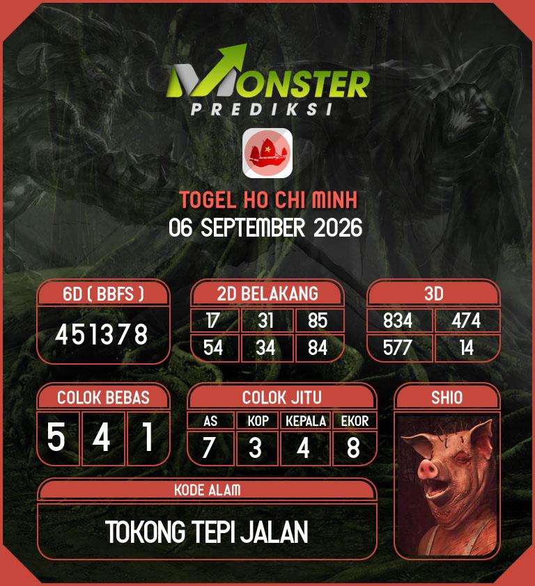 Kode-Monster-Ho-Chi-Minh-Hari-Minggu-6-September-2026