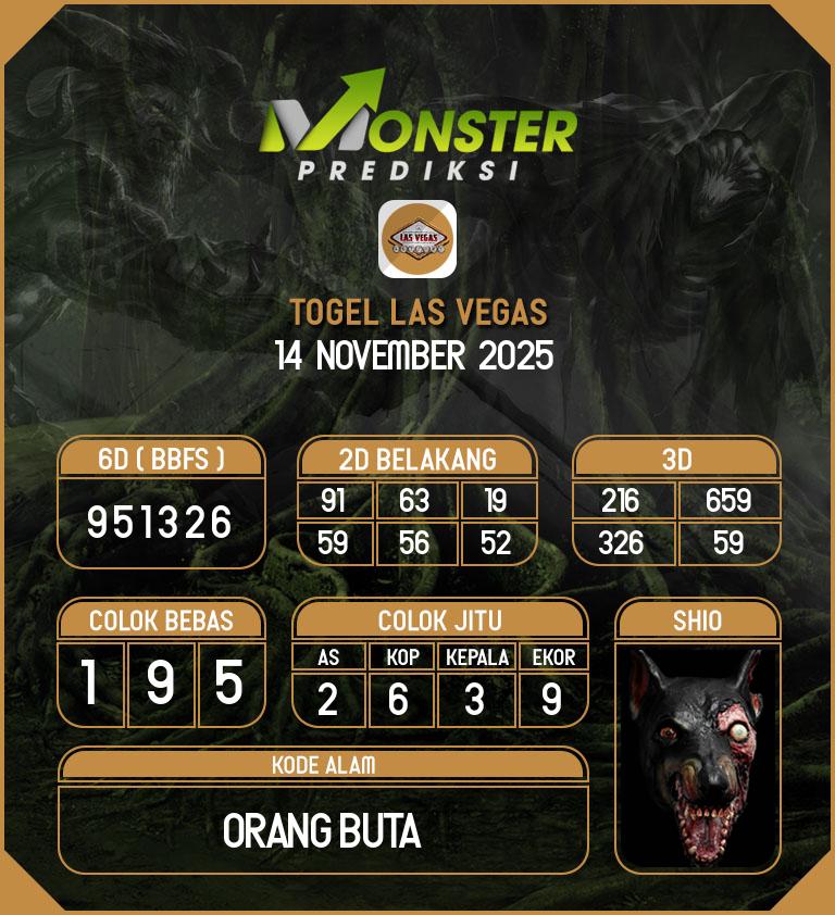 Kode-Monster-Las-Vegas-Hari-Jumat-14-November-2025