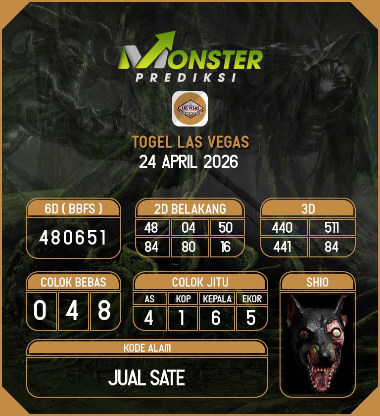 Kode-Monster-Las-Vegas-Hari-Jumat-24-April-2026
