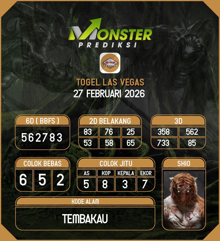 Kode-Monster-Las-Vegas-Hari-Jumat-27-Februari-2026