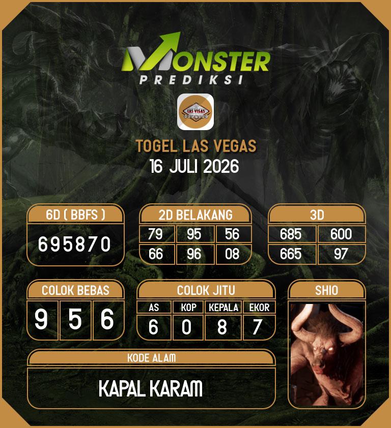 Kode-Monster-Las-Vegas-Hari-Kamis-16-Juli-2026
