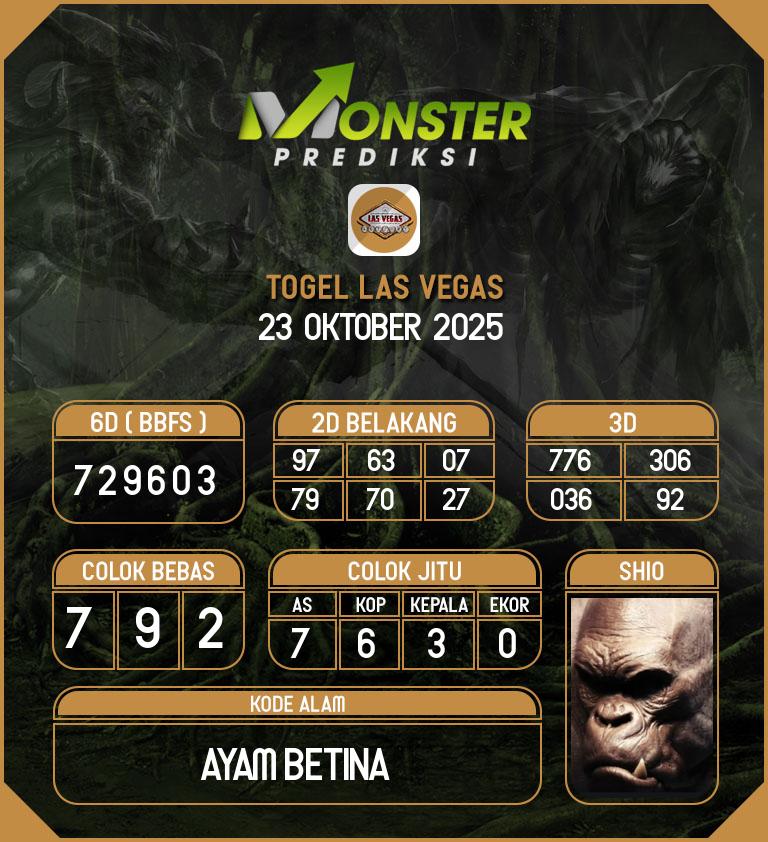 Kode-Monster-Las-Vegas-Hari-Kamis-23-Oktober-2025