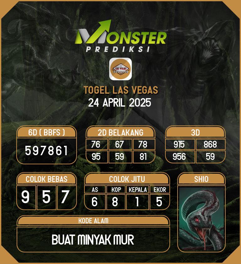 Kode-Monster-Las-Vegas-Hari-Kamis-24-April-2025