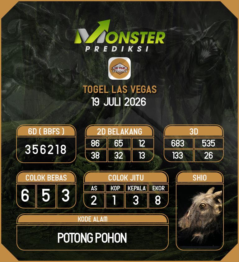 Kode-Monster-Las-Vegas-Hari-Minggu-19-Juli-2026