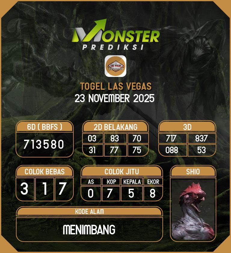 Kode-Monster-Las-Vegas-Hari-Minggu-23-November-2025